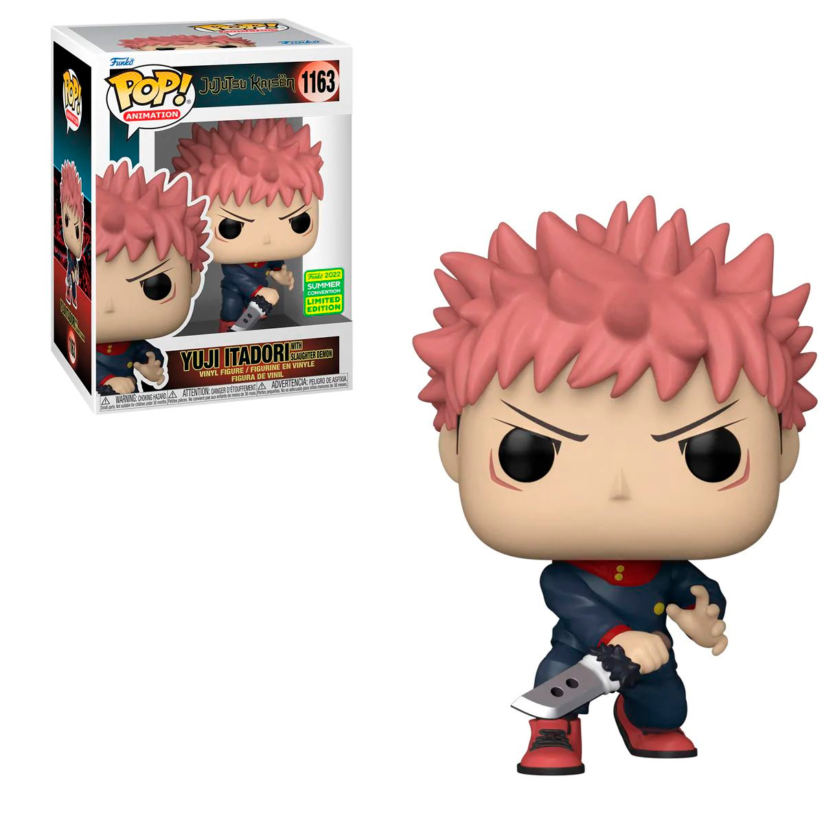 Yuji Itadori w/Slaughter Demon 1163 Summer Convention 2022 (Anime - Jujutsu Kaisen) Funko Pop!