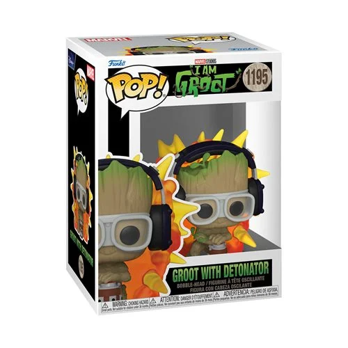 Groot - with Detonator 1195 (Marvel - I Am Groot) Funko Pop!