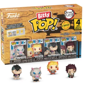 Inosuke Hashibira 4-Pack (Demon Slayer) Funko Bitty Pop!