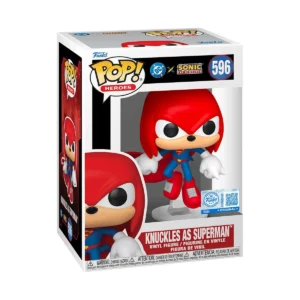 Knuckles As Superman 596 (Justice League x Sonic The Headgehog) Funko Pop!