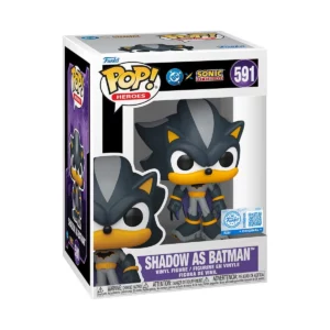 Shadow As Batman 591 (Justice League x Sonic The Headgehog) Funko Pop!