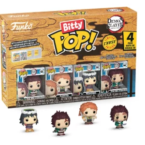 Tanjiro Kamado 4-Pack (Demon Slayer) Funko Bitty Pop!